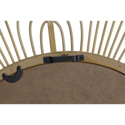 Vggspegel Home ESPRIT Naturell Scandi 80 x 2 x 80 cm