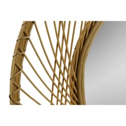 Vggspegel Home ESPRIT Naturell Tropiskt 70 x 2 x 70 cm