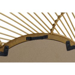 Vggspegel Home ESPRIT Naturell Tropiskt 70 x 2 x 70 cm