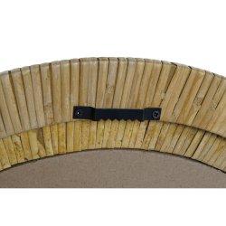 Vggspegel Home ESPRIT Naturell Urban 60,5 x 5 x 60,5 cm