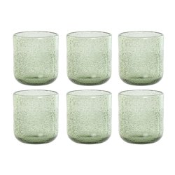 Glasset Home ESPRIT Grn Glas 320 ml (6 antal)