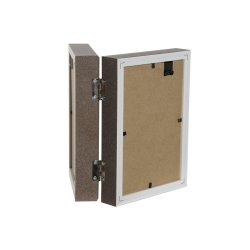 Fotoram Home ESPRIT Brun Beige Glas polystyren Urban 25 x 3 x 18