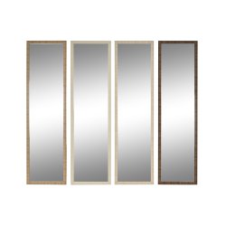 Fristende spegel Home ESPRIT Brun Beige Gr Naturell Glas polys