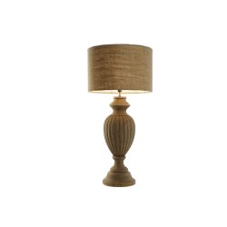 Bordslampa Home ESPRIT Naturell Jute Tr 50 W 220 V 44 X 44 X 91