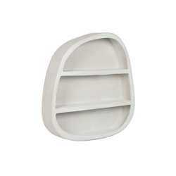 Bokhylla Home ESPRIT Vit Tr MDF 100 x 18 x 100 cm Vgg