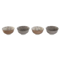 Sklset Home ESPRIT Brun Beige Porslin Virgok Shabby Chic 11,5