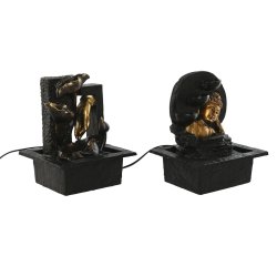 Trdgrdsfontn Home ESPRIT Harts Buddha Orientalisk 21 x 19 x 2