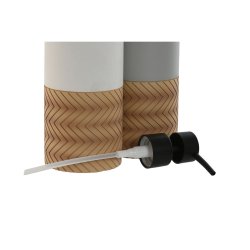 Tvldispenser Home ESPRIT Vit Gr Naturell Harts Polyetylen 7,5