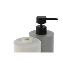 Tvldispenser Home ESPRIT Vit Gr Naturell Harts Polyetylen 7,5