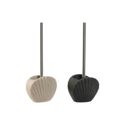 Toalettborste Home ESPRIT Gr Krm Harts Rostfritt stl 13,5 X 1