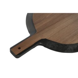 Skrbrda Home ESPRIT Svart Naturell Skiffer 38 x 28 x 1,8 cm