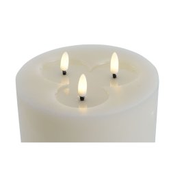LED Ljus Home ESPRIT Beige 15 x 15 x 7 cm (AA)
