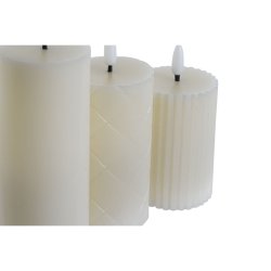 LED Ljus Home ESPRIT Beige 5,5 x 5,5 x 13,5 cm (AA)