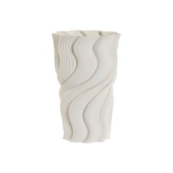 Vas Home ESPRIT Vit Stengods Modern 16 x 16 x 26 cm