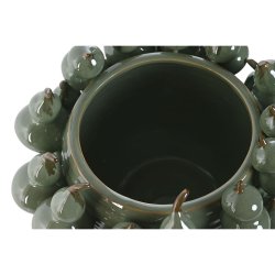 Vas Home ESPRIT Grn Stengods Tropiskt 30 x 30 x 23 cm
