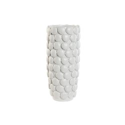 Vas Home ESPRIT Vit Stengods Medelhavs 15,5 X 15,5 X 33,5 cm