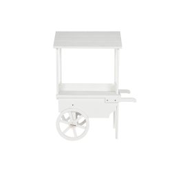 Trdgrdsvagn Home ESPRIT Vit 85 x 51 x 114 cm