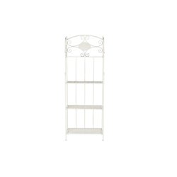 Bokhylla Home ESPRIT Vit Metall 4 Hyllor 61 x 29 x 163,5 cm