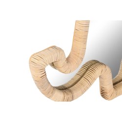 Vggspegel Home ESPRIT Naturell 43 x 3 x 60 cm (2 antal)