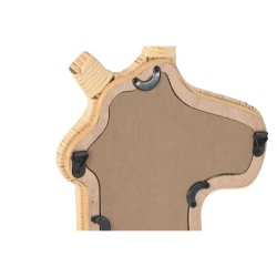 Vggspegel Home ESPRIT Naturell 43 x 3 x 60 cm (2 antal)