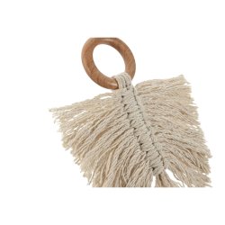 Dukring Home ESPRIT Naturell Akaciatr Makram 13 x 1 x 18 cm 4