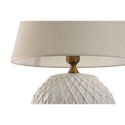 Bordslampa Home ESPRIT Vit 50 W 220 V