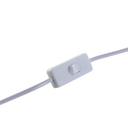 Bordslampa Home ESPRIT Vit 50 W 220 V