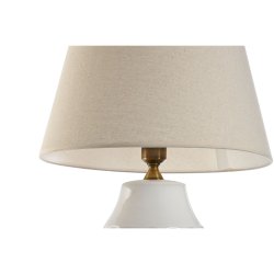 Bordslampa Home ESPRIT Vit 50 W 220 V