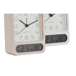 bordsklocka Home ESPRIT Vit (2 antal)