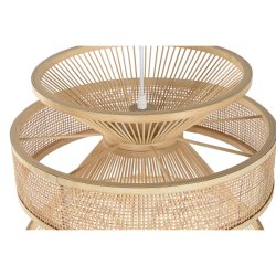 Taklampa Home ESPRIT Brun Bambu 50 W 40 x 40 x 30 cm