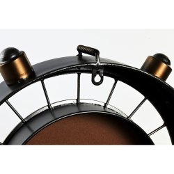 Vggklocka Home ESPRIT Gyllene Silvrig Jrn Vintage 48 x 11 x 44