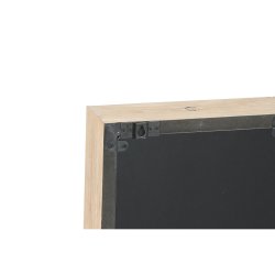Vggklocka Home ESPRIT Vit Naturell Metall furutr 60 x 8,5 x 73