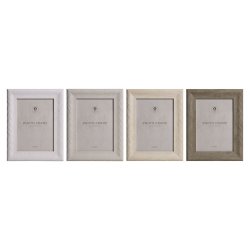 Fotoram Home ESPRIT Beige Naturell Glas polystyren Urban (4 anta