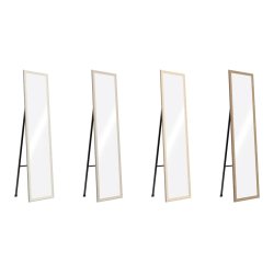 Garderobsspeglar Home ESPRIT Brun Beige Gr Glas polystyren 35,5