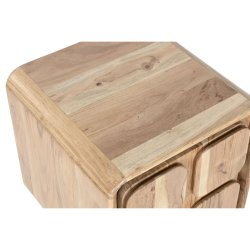 Nattduksbord Home ESPRIT Naturell 40 x 40 x 50 cm