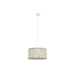 Taklampa Home ESPRIT Svart Jute 50 W 39 x 39 x 21 cm
