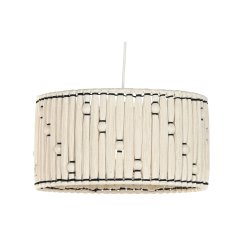 Taklampa Home ESPRIT Svart Jute 50 W 39 x 39 x 21 cm