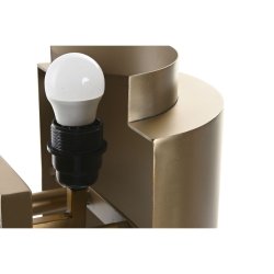 Vgglampa Home ESPRIT Gyllene 50 W 220 V 22 x 22 x 28 cm