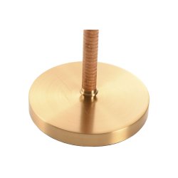 Bordslampa Home ESPRIT Beige Gyllene Naturell 50 W 220 V