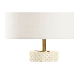 Bordslampa Home ESPRIT Vit 50 W 220 V