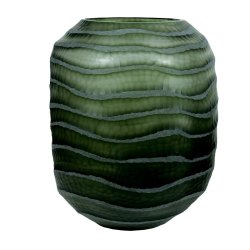 Vas Home ESPRIT Grn Glas Modern 27 x 27 x 33 cm