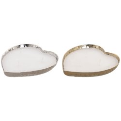 Doftljus Home ESPRIT Modern Hjrta 320 g (2 antal)