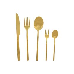 Bestick Home ESPRIT Gyllene Rostfritt stl 17 x 7 x 24 cm 20 Del