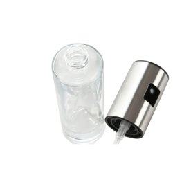 Oljeflaska Home ESPRIT Transparent Rostfritt stl Glas 100 ml 4