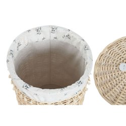 Tvttkorg Home ESPRIT Naturell vide Shabby Chic 45 x 45 x 55 cm