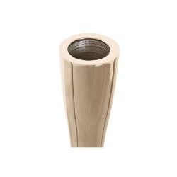 Kandelaber Home ESPRIT Silvrig Aluminium Modern 7,5 x 7,5 x 25 c