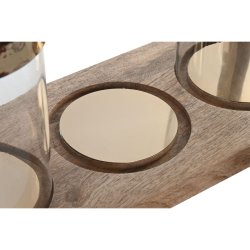 Ljusstakar Home ESPRIT Brun Stl Mangotr 51 x 19 x 33 cm