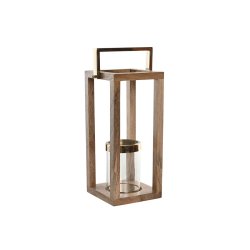 Ljusstakar Home ESPRIT Brun Stl Mangotr 25 x 25 x 54 cm