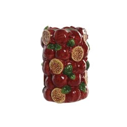 Vas Home ESPRIT Grn Rdbrun Keramik 21 x 21 x 30 cm