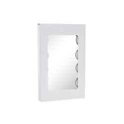 Vggspegel Home ESPRIT Vit Urban 22 X 2 X 35 CM